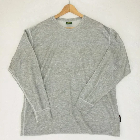 Cabela's Polartec Base Layer Shirt Mens Size 2XL Tall Gray Long Sleeve USA - Picture 1 of 9